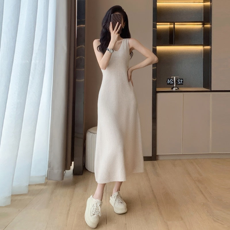 Elegant Women’s Knitted Two-Piece Set – Soft Stretchy Fabric, Casual Chic Outfit for Everyday Wear