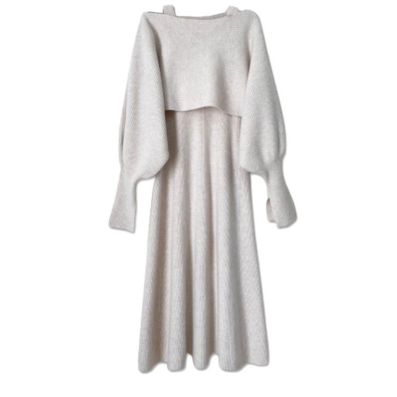 Elegant Women’s Knitted Two-Piece Set – Soft Stretchy Fabric, Casual Chic Outfit for Everyday Wear